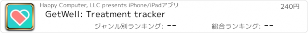 おすすめアプリ GetWell: Treatment tracker