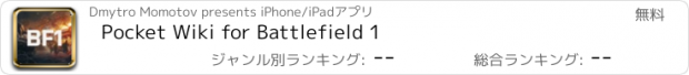 おすすめアプリ Pocket Wiki for Battlefield 1