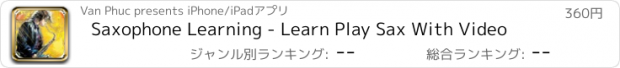 おすすめアプリ Saxophone Learning - Learn Play Sax With Video