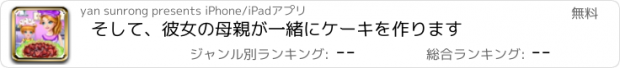 おすすめアプリ そして、彼女の母親が一緒にケーキを作ります