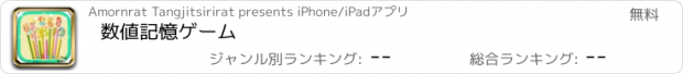 おすすめアプリ 数値記憶ゲーム