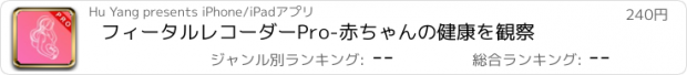 おすすめアプリ フィータルレコーダーPro-赤ちゃんの健康を観察