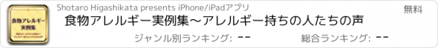 おすすめアプリ 食物アレルギー実例集〜アレルギー持ちの人たちの声