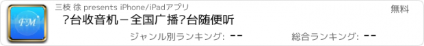 おすすめアプリ 电台收音机－全国广播电台随便听