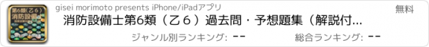 おすすめアプリ 消防設備士第6類（乙６）過去問・予想題集（解説付き）全160問