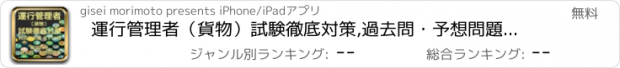 おすすめアプリ 運行管理者（貨物）試験徹底対策,過去問・予想問題集全230問