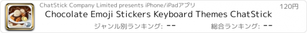 おすすめアプリ Chocolate Emoji Stickers Keyboard Themes ChatStick