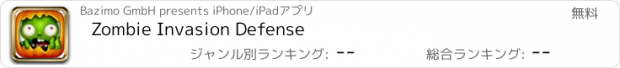 おすすめアプリ Zombie Invasion Defense