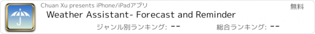 おすすめアプリ Weather Assistant- Forecast and Reminder