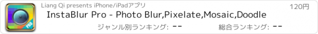 おすすめアプリ InstaBlur Pro - Photo Blur,Pixelate,Mosaic,Doodle