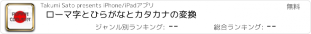 おすすめアプリ ローマ字とひらがなとカタカナの変換