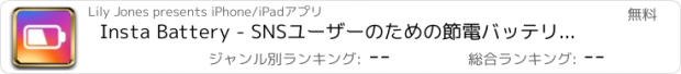 おすすめアプリ Insta Battery - SNSユーザーのための節電バッテリー管理アプリ