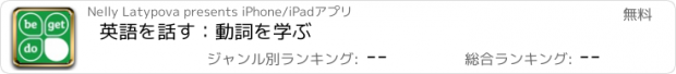 おすすめアプリ 英語を話す：動詞を学ぶ