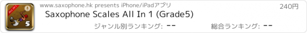 おすすめアプリ Saxophone Scales All In 1 (Grade5)