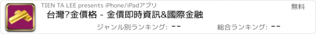 おすすめアプリ 台灣黃金價格 - 金價即時資訊&國際金融