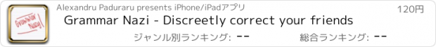 おすすめアプリ Grammar Nazi - Discreetly correct your friends