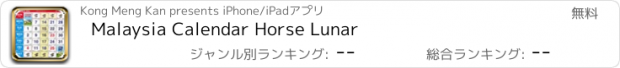 おすすめアプリ Malaysia Calendar Horse Lunar