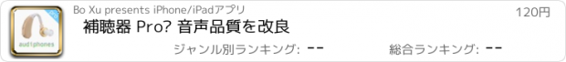 おすすめアプリ 補聴器 Pro– 音声品質を改良