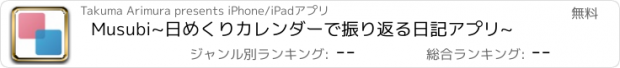 おすすめアプリ Musubi~日めくりカレンダーで振り返る日記アプリ~