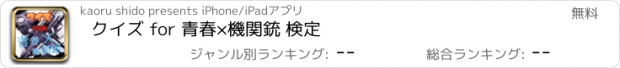 おすすめアプリ クイズ for 青春×機関銃 検定