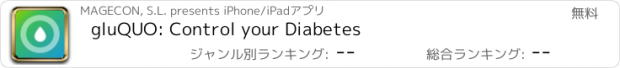 おすすめアプリ gluQUO: Control your Diabetes