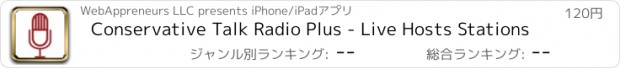 おすすめアプリ Conservative Talk Radio Plus - Live Hosts Stations