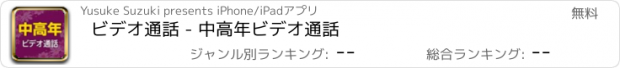 おすすめアプリ ビデオ通話 - 中高年ビデオ通話