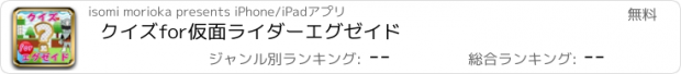 おすすめアプリ クイズfor仮面ライダーエグゼイド