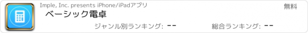 おすすめアプリ ベーシック電卓