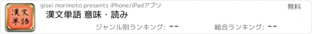 おすすめアプリ 漢文単語 意味・読み