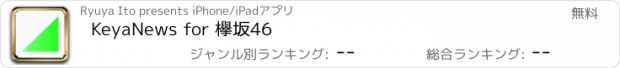 おすすめアプリ KeyaNews for 欅坂46