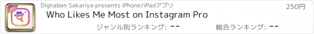 おすすめアプリ Who Likes Me Most on Instagram Pro