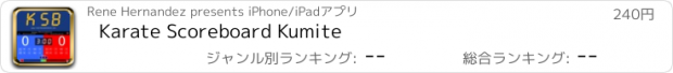 おすすめアプリ Karate Scoreboard Kumite