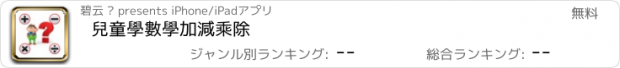 おすすめアプリ 兒童學數學加減乘除