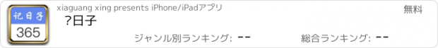 おすすめアプリ 记日子