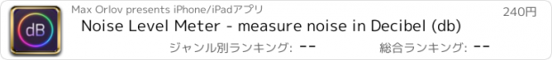 おすすめアプリ Noise Level Meter - measure noise in Decibel (db)