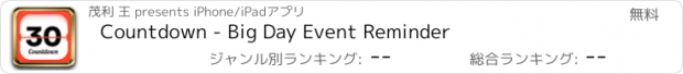 おすすめアプリ Countdown - Big Day Event Reminder