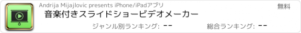 おすすめアプリ 音楽付きスライドショービデオメーカー