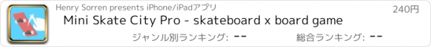 おすすめアプリ Mini Skate City Pro - skateboard x board game