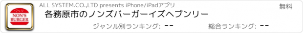 おすすめアプリ 各務原市のノンズバーガーイズヘブンリー