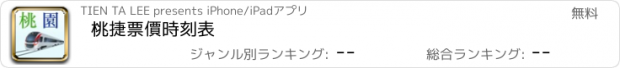 おすすめアプリ 桃捷票價時刻表