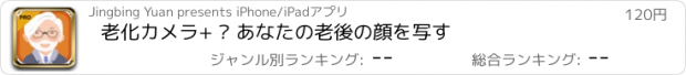 おすすめアプリ 老化カメラ+ – あなたの老後の顔を写す