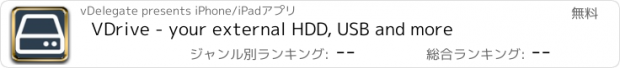 おすすめアプリ VDrive - your external HDD, USB and more