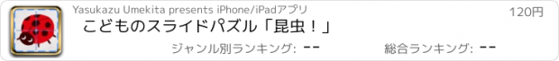 おすすめアプリ こどものスライドパズル「昆虫！」