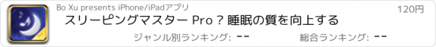 おすすめアプリ スリーピングマスター Pro – 睡眠の質を向上する