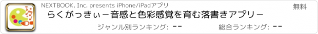 おすすめアプリ らくがっきぃ－音感と色彩感覚を育む落書きアプリ－