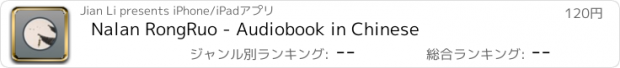 おすすめアプリ Nalan RongRuo - Audiobook in Chinese