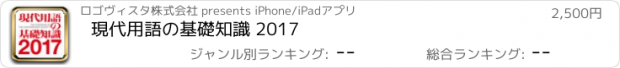 おすすめアプリ 現代用語の基礎知識 2017