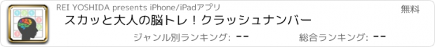 おすすめアプリ スカッと大人の脳トレ！クラッシュナンバー