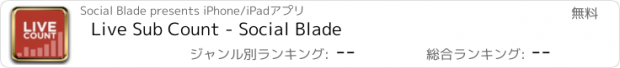 おすすめアプリ Live Sub Count - Social Blade